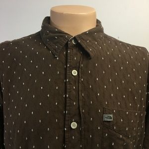 The North Face A5 Series Men's S/S Brown Geometric